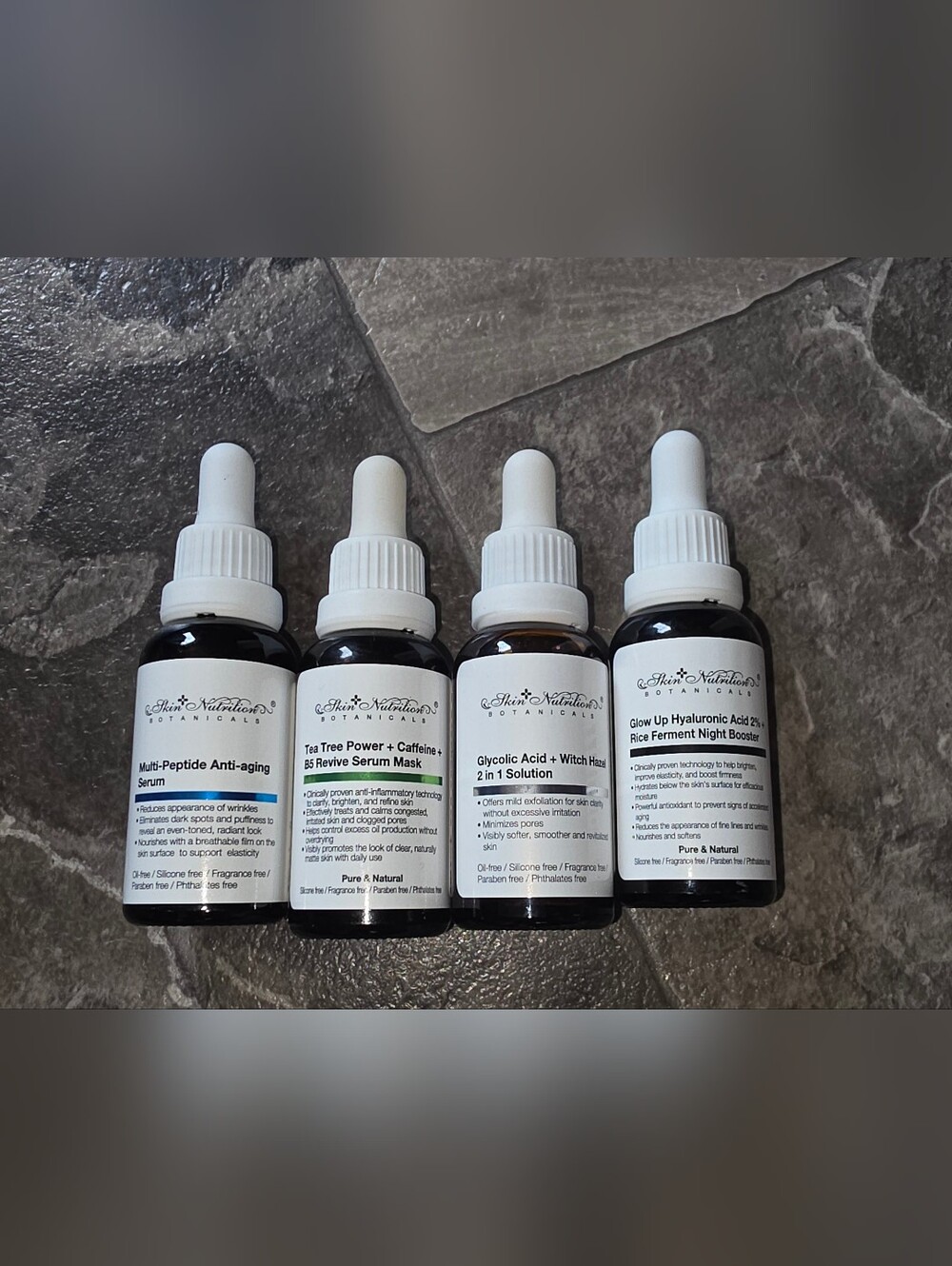 Multi- Peptide Anti-Aging Serum, Tra Tree, Hyaluronic Acid & More BNIB